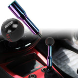 Brand New Universal Ralliart Black Leather Ball Manual Gear Stick Shift Knob Lever Shifter Long