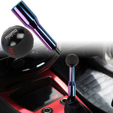 Brand New Universal Momo Black Leather Ball Manual Gear Stick Shift Knob Lever Shifter Long