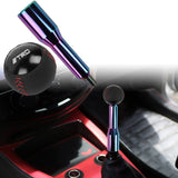 Brand New Universal TRD Black Leather Ball Manual Gear Stick Shift Knob Lever Shifter Long