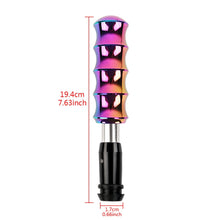 Load image into Gallery viewer, Brand New Universal V1 Bamboo Style Neo-Chrome Automatic Car Gear Shift Knob Shifter