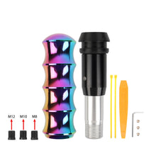 Load image into Gallery viewer, Brand New Universal V1 Bamboo Style Neo-Chrome Automatic Car Gear Shift Knob Shifter