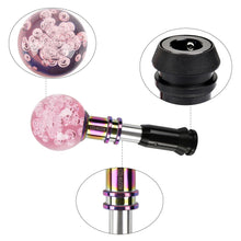 Load image into Gallery viewer, Brand New Universal Jdm Mugen Round Ball Crystal Bubble Pink Automatic Car Racing Gear Shift Knob Shifter M12 M10 M8