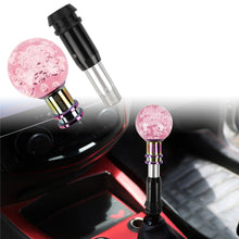 Load image into Gallery viewer, Brand New Universal Jdm Mugen Round Ball Crystal Bubble Pink Automatic Car Racing Gear Shift Knob Shifter M12 M10 M8