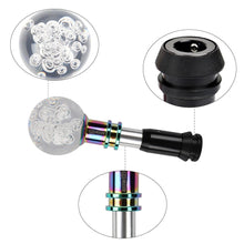 Load image into Gallery viewer, Brand New Universal Jdm Mugen Round Ball Clear Crystal Bubble Automatic Car Racing Gear Shift Knob Shifter M12 M10 M8