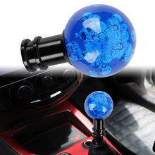 Load image into Gallery viewer, Brand New Universal Jdm Round Ball Crystal Blue Bubble Manual Car Racing Gear Shift Knob Shifter M12 M10 M8