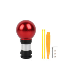 Load image into Gallery viewer, Brand New Universal JDM Round Red Ball Aluminum Automatic Gear Shift Knob Shifter