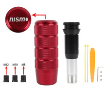 Load image into Gallery viewer, Brand New Universal Nismo Red Aluminum Automatic Gear Stick Shift Knob Shifter Lever Head