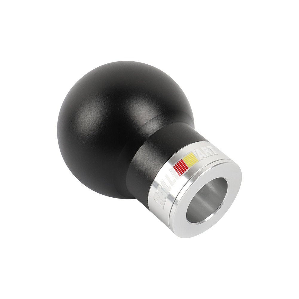 Brand New Universal Black Round Aluminum Ralliart Racing Club Style Gear Shift Knob