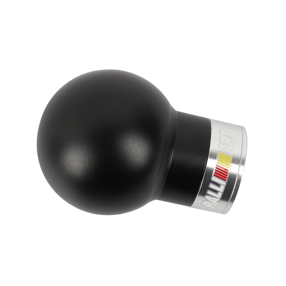 Brand New Universal Black Round Aluminum Ralliart Racing Club Style Gear Shift Knob