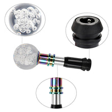 Load image into Gallery viewer, Brand New Universal Jdm Ralliart Round Ball Clear Crystal Bubble Automatic Car Racing Gear Shift Knob Shifter M12 M10 M8