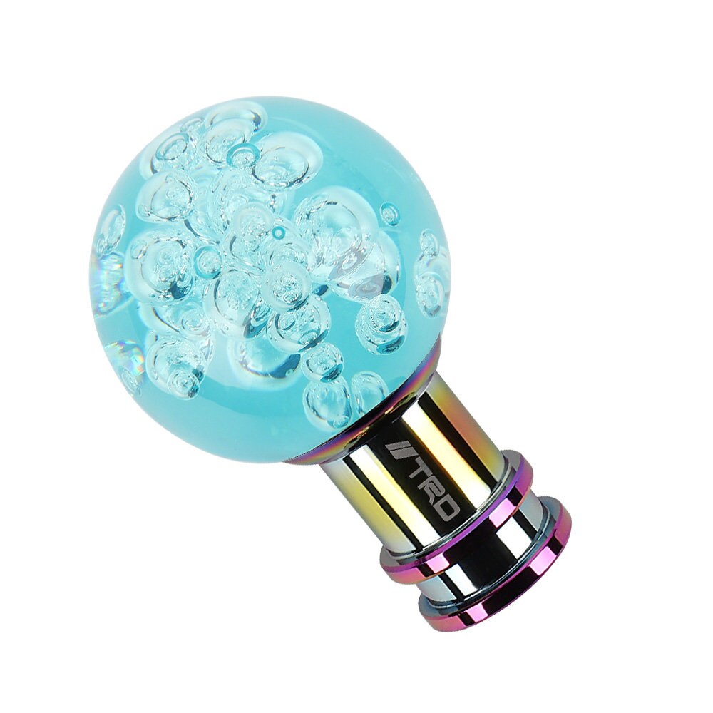 Brand New Universal Jdm Round Ball Crystal Clear Bubble Manual Car Racing Gear Shift Knob Shifter M12 M10 M8