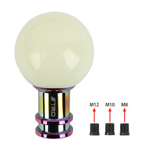 Load image into Gallery viewer, Brand New Universal Jdm Round Ball Crystal Clear Bubble Manual Car Racing Gear Shift Knob Shifter M12 M10 M8