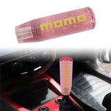 Brand New Universal Glitter Transparent Pink Manuel Shift Knob Racing Gear Shift Knob M12 M10 M8