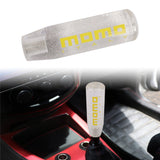 Brand New Universal Glitter Transparent Silver Manuel Shift Knob Racing Gear Shift Knob M12 M10 M8