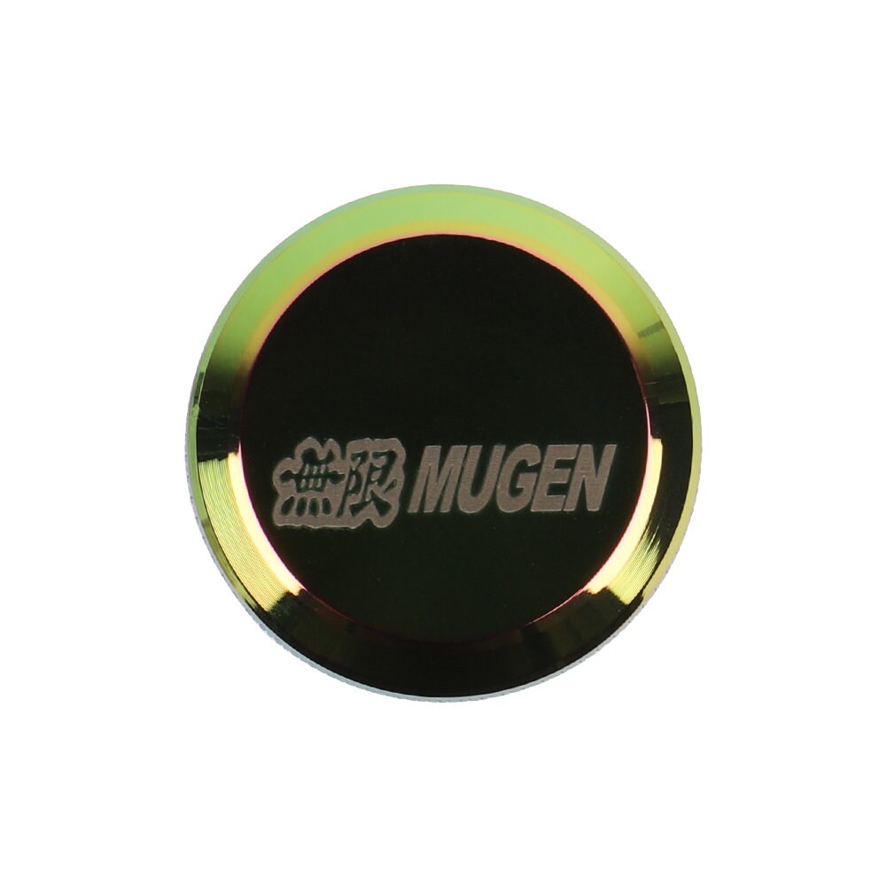 Brand New Universal Mugen Neo-Chrome Aluminum Manual Gear Stick Shift Knob Shifter Lever Head