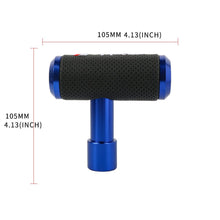 Load image into Gallery viewer, Brand New TRD Blue Leather Shift Knob Aircraft Joystick MT/AT Transmission Racing Gear M8 M10 M12