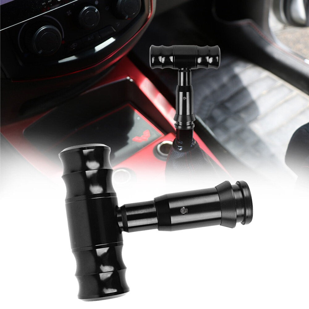 Brand New Aircraft Joystick Black Aluminum Automatic Car Racing Gear Shift Knob Universal