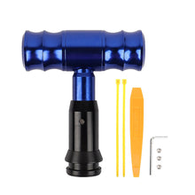 Load image into Gallery viewer, Brand New Aircraft Joystick Blue Aluminum Automatic Car Racing Gear Shift Knob Universal