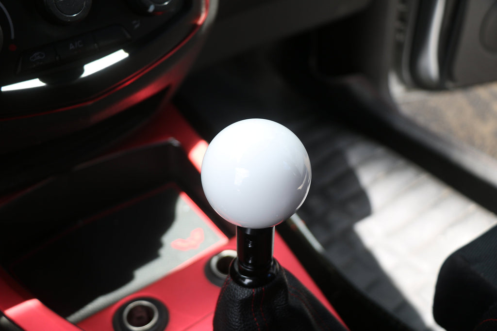 Brand New Universal JDM Duracon Glossy White Round Ball Shift Knob M8x1.25 M10x1.5 M10x1.25 M12x1.25