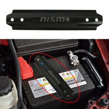 Load image into Gallery viewer, Brand New UNIVERSAL Nismo Carbon Fiber Aluminum Car Battery Tie Down Mount Bracket Brace Bar