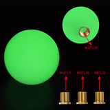 Brand New Jdm Universal Glow In the Dark Green Round Ball Shift Knob M8 M10 M12 Adapter