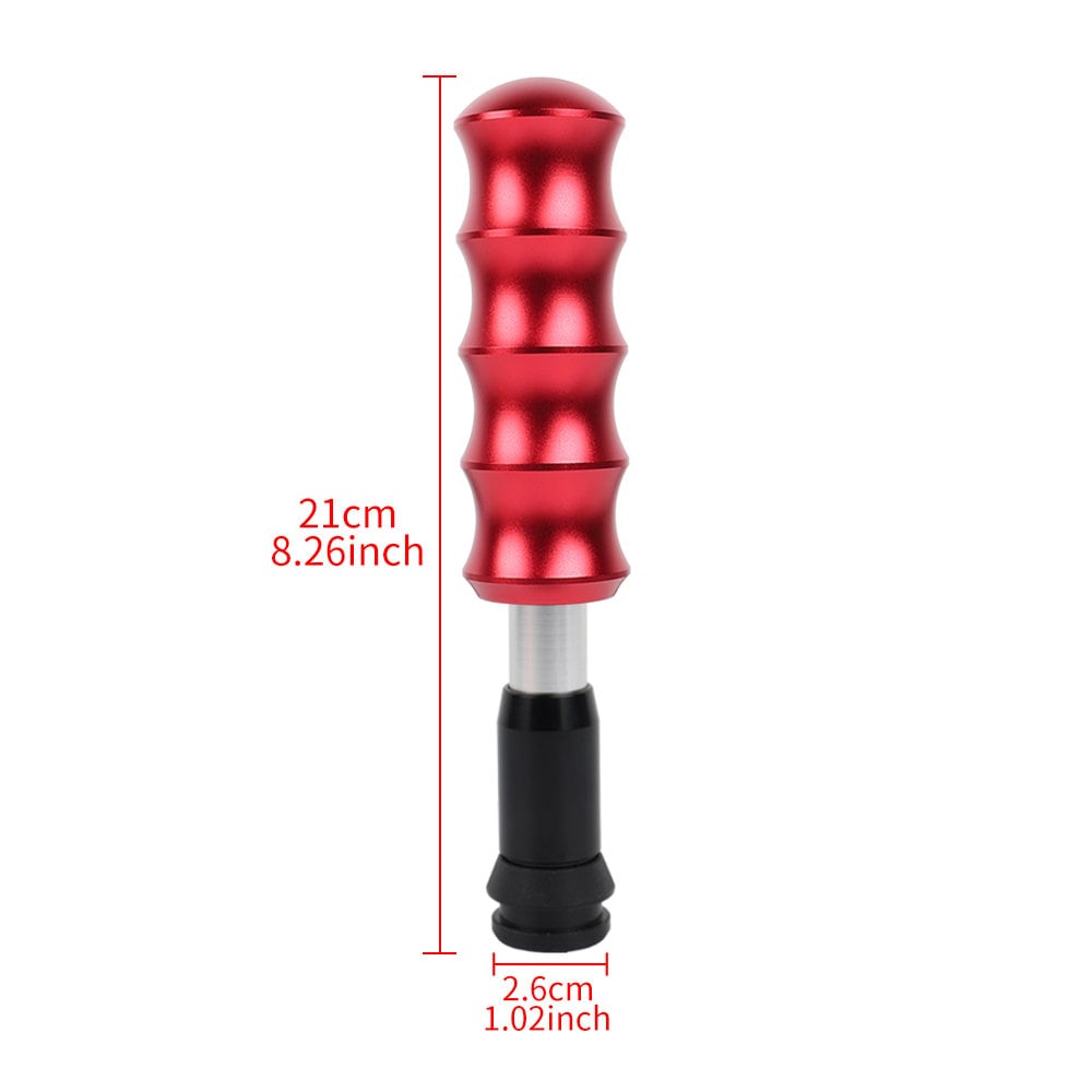 Brand New Universal V1 Bamboo Style Red Automatic Car Gear Shift Knob Shifter