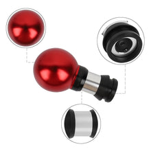 Load image into Gallery viewer, Brand New Universal JDM Round Red Ball Aluminum Automatic Gear Shift Knob Shifter