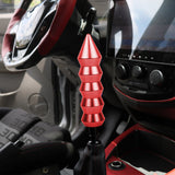 Brand New Universal V3 Bamboo Spike Aluminum Red Manual Transmission Gear Stick Shift Knob Lever Shifter M8 M10 M12