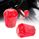 Brand New JDM Universal Diamond Crystal VIP Style Manual Shifter Shift Knob 60MM Red