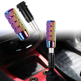 Brand New Universal Frosted Neo-Chrome Aluminum Automatic Gear Stick Shift Knob Shifter Lever Head