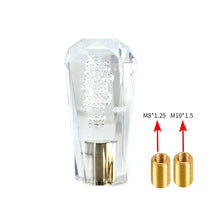 Load image into Gallery viewer, Brand New JDM Universal Diamond Crystal VIP Style Manual Shifter Shift Knob 100MM Clear