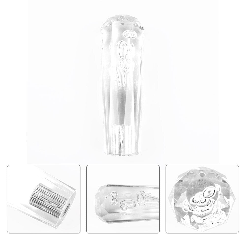 Brand New JDM Universal Diamond Crystal VIP Style Manual Shifter Shift Knob 150MM Clear