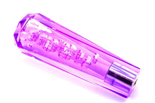 Load image into Gallery viewer, Brand New JDM Universal Diamond Crystal VIP Style Manual Shifter Shift Knob 150MM Purple