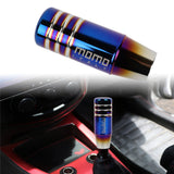 Brand New Universal 9CM Momo Aluminum Burnt Blue Manual Transmission Car Racing Gear Shift Knob