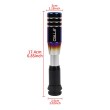 Load image into Gallery viewer, Brand New Universal 9CM TRD Aluminum Burnt Blue Automatic Car Gear Shift Knob Shifter