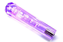 Load image into Gallery viewer, Brand New JDM Universal Diamond Crystal VIP Style Manual Shifter Shift Knob 200MM Purple