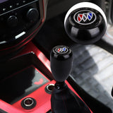 Brand New Universal Buick Carbon Fiber Sticker Aluminum Manual Gear Stick Black Shift Knob Shifter M8 M10 M12