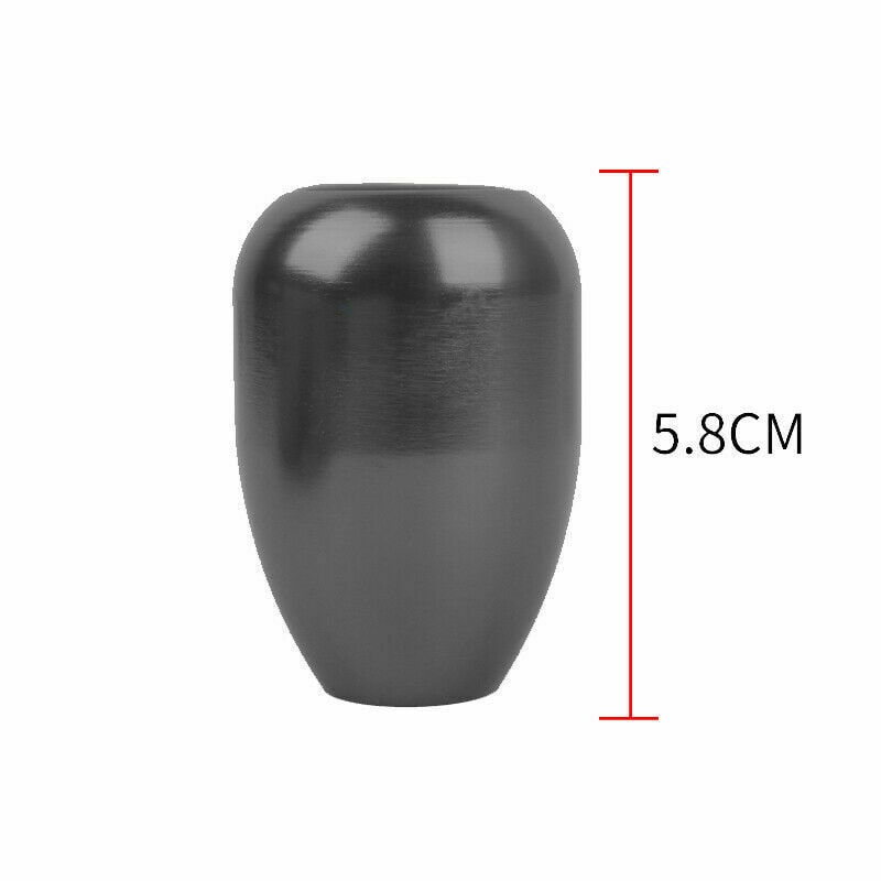 Brand New JDM Universal 5 Speed Carbon Fiber Sticker Aluminum Manual Gear Stick Black Shift Knob Shifter M8 M10 M12