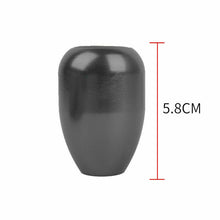 Load image into Gallery viewer, Brand New JDM Universal 5 Speed Carbon Fiber Sticker Aluminum Manual Gear Stick Black Shift Knob Shifter M8 M10 M12