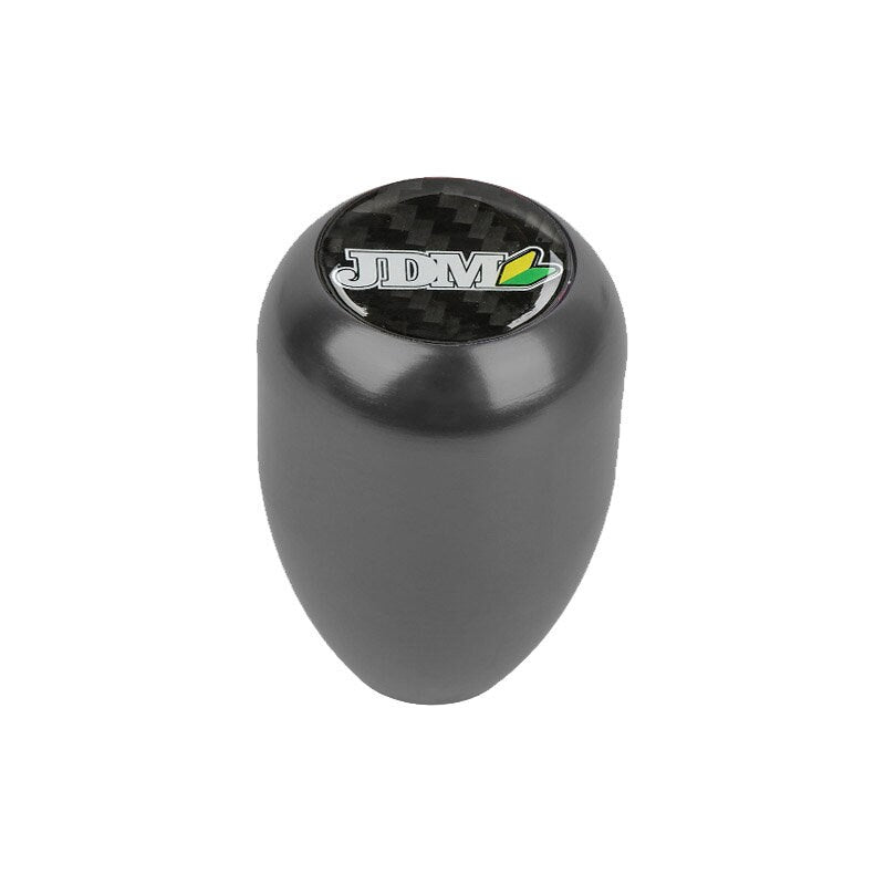 Brand New JDM Universal Carbon Fiber Sticker Aluminum Manual Gear Stick Black Shift Knob Shifter M8 M10 M12