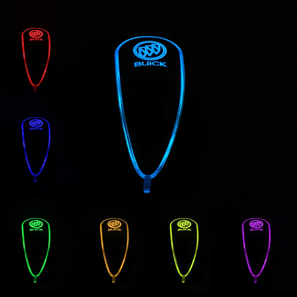 Brand New Buick Universal Auto Gear Shift Knob LED Light Multi Color Touch Activated Sensor M8 M10 M12