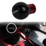 Brand New Universal Jdm Nismo Aluminum Black/Red Manual MT Racing Car Gear Shift Knob M8 M10 M12