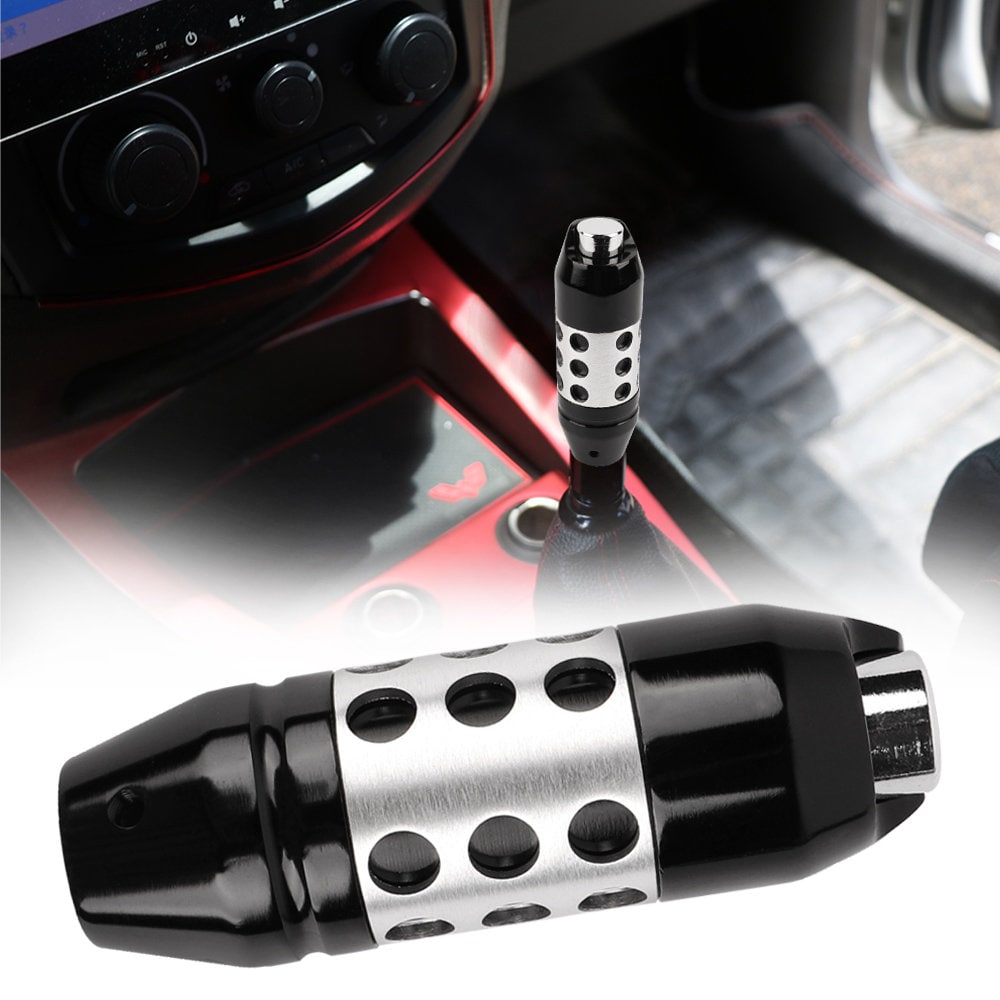 Brand New Universal Black Aluminum Universal Automatic AT Transmission Car Racing Gear Shift Knob Lever Shifter M8 M10 M12