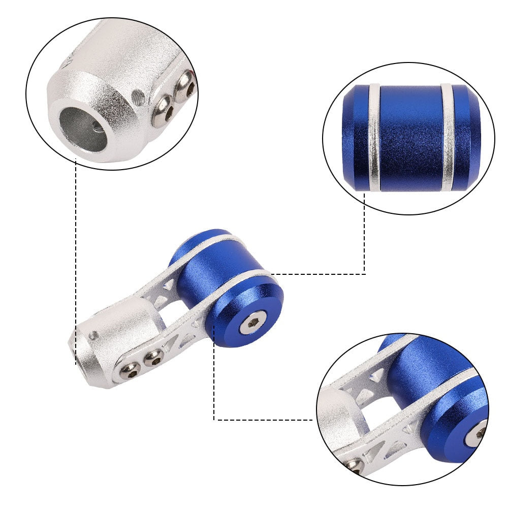 Brand New Universal Blue Aircraft Aluminum Manual Racing Gear Stick Shifter Shift Knob M8 M10 M12