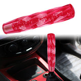 Brand New Universal VIP 200mm Transparent Manual Red Twist Crystal Bubble Racing Gear Shift Knob M8 M10 M12