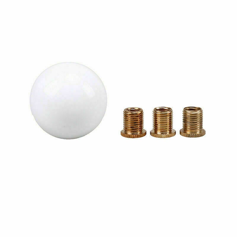 Brand New Universal JDM Duracon Glossy White Round Ball Shift Knob M8x1.25 M10x1.5 M10x1.25 M12x1.25