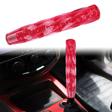 Load image into Gallery viewer, Brand New Universal VIP 250mm Transparent Manual Red Twist Crystal Bubble Racing Gear Shift Knob M8 M10 M12