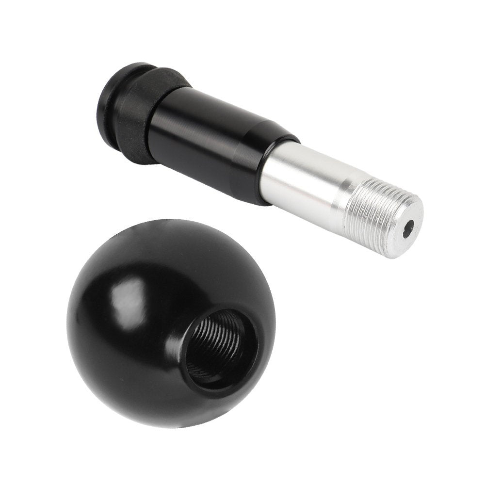 Brand New Universal TRD Aluminum Black Round Ball Automatic Gear Stick Shift Knob Shifter