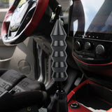 Brand New Universal V3 Bamboo Spike Aluminum Black Manual Transmission Gear Stick Shift Knob Lever Shifter M8 M10 M12