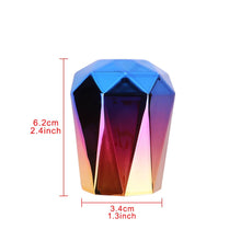 Load image into Gallery viewer, Brand New Universal VIP 60mm Diamond Burnt Blue Racing Gear Shift Knob Shifter For MT Manual M8 M10 M12